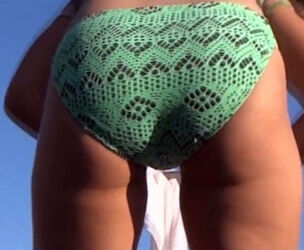 Bum wee gal in lace underpants just wonderful arching over !
